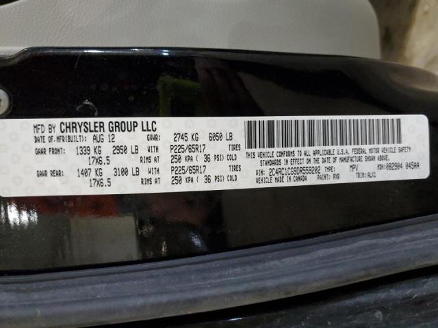 Photo 10 from auction – 2013 CHRYSLER TOWN & COU with VIN 2C4RC1CG9DR559202