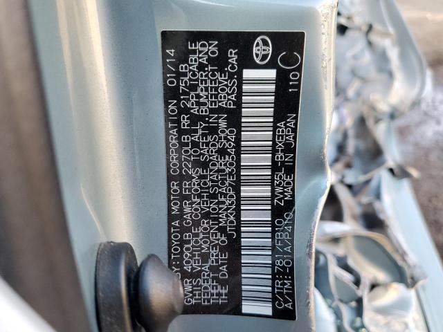 Photo 10 from auction – 2014 TOYOTA PRIUS PLUG with VIN JTDKN3DP7E3054940