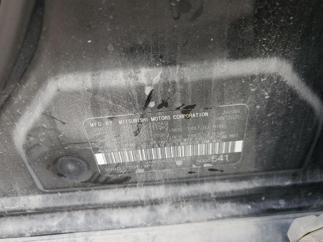 Photo 10 from auction – 2020 MITSUBISHI OUTLANDER with VIN JA4AZ3A32LZ034777