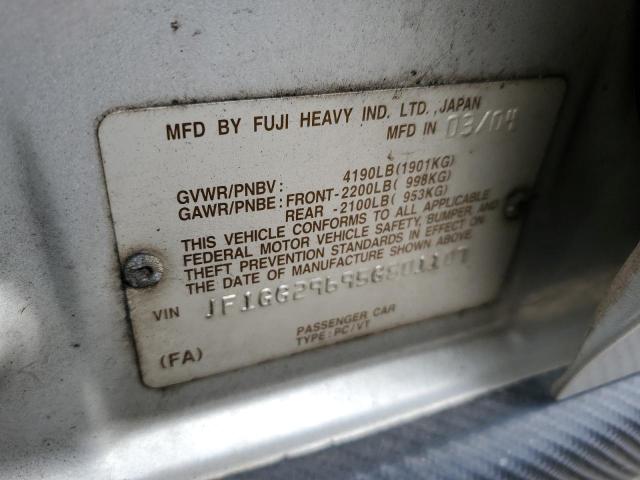 Photo 10 from auction – 2005 SUBARU IMPREZA WR with VIN JF1GG29695G801107