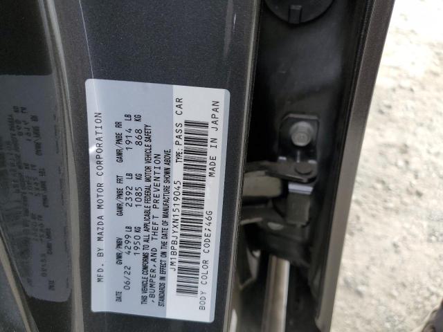 Photo 10 from auction – 2022 MAZDA 3 with VIN JM1BPBJYXN1519045