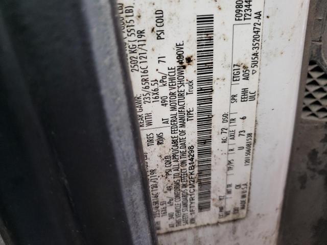 Photo 10 from auction – 2015 FORD TRANSIT T- with VIN 1FTYR1CM2FKB14298