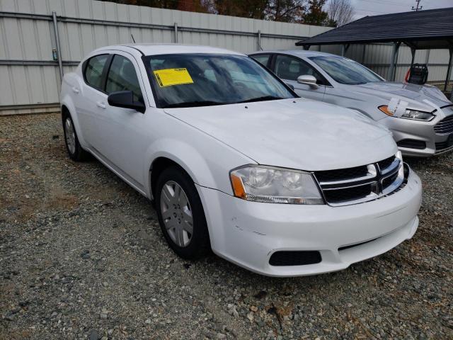 DODGE AVENGER SE 2014 with VIN 1C3CDZAB9EN160415 - Photo from auction