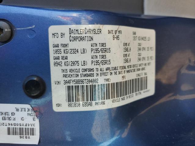 Photo 10 from auction – 2006 CHRYSLER PT CRUISER with VIN 3A4FY58B96T204002