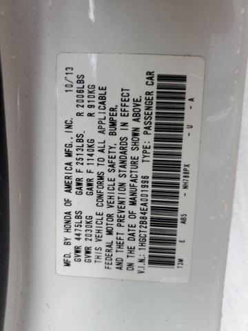 Photo 10 from auction – 2014 HONDA ACCORD EXL with VIN 1HGCT2B84EA001996