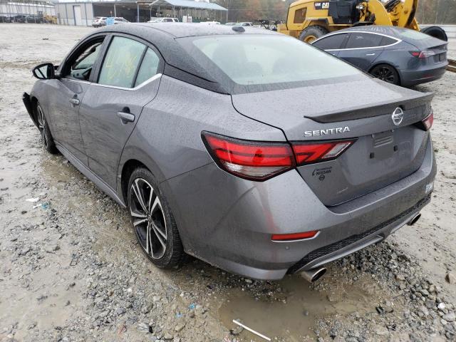 Photo 3 from auction – 2020 NISSAN SENTRA SR with VIN 3N1AB8DVXLY311449