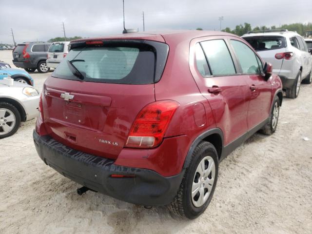 Photo 4 from auction – 2015 CHEVROLET TRAX LS with VIN KL7CJKSBXFB172907
