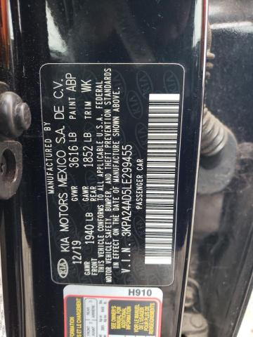 Photo 10 from auction – 2020 KIA RIO LX with VIN 3KPA24AD5LE299455