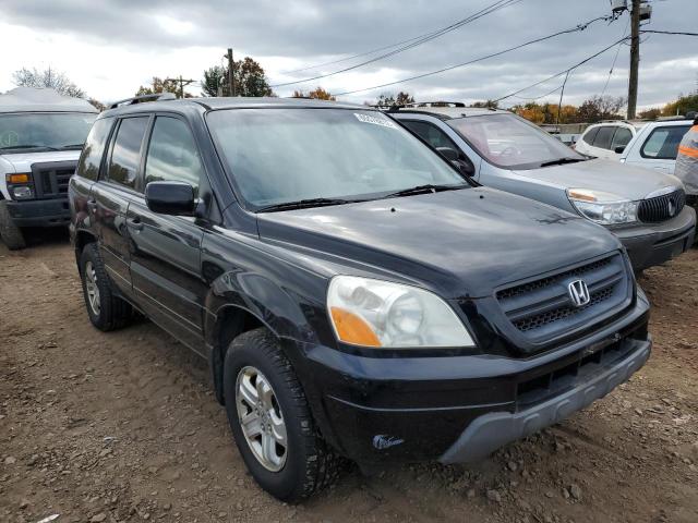 HONDA PILOT EXL 2004 with VIN 5FNYF18554B002955 - Photo from auction