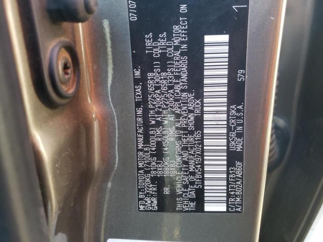 Photo 10 from auction – 2007 TOYOTA TUNDRA DOU with VIN 5TFBV54197X021165