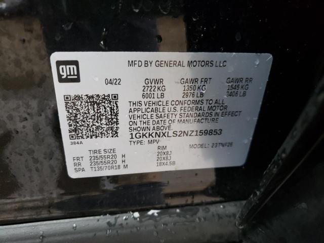 Photo 10 from auction – 2022 GMC ACADIA DEN with VIN 1GKKNXLS2NZ159853