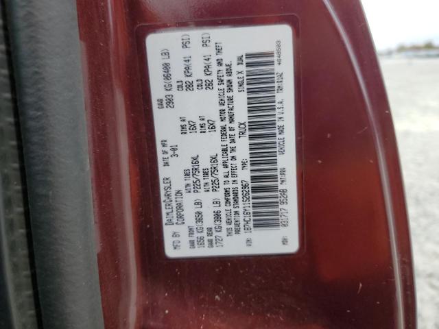 Photo 10 from auction – 2001 DODGE RAM 1500 with VIN 1B7HC16Y11S262967