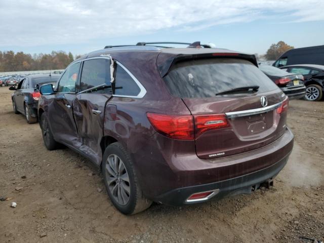 Photo 3 from auction – 2014 ACURA MDX TECHNO with VIN 5FRYD4H46EB024963