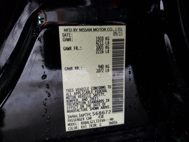 Photo 10 from auction – 2015 NISSAN ALTIMA 2.5 with VIN 1N4AL3AP7FC568672