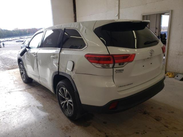 Photo 3 from auction – 2018 TOYOTA HIGHLANDER with VIN 5TDZARFH7JS039740