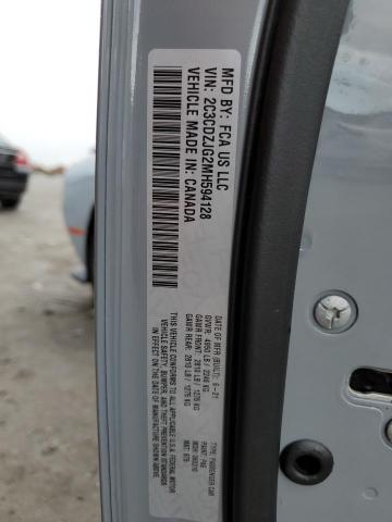 Photo 10 from auction – 2021 DODGE CHALLENGER with VIN 2C3CDZJG2MH594128