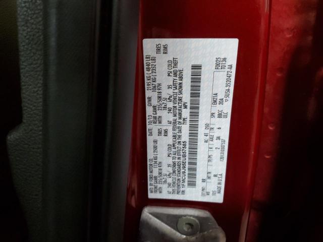 Photo 10 from auction – 2014 FORD ESCAPE TIT with VIN 1FMCU9J95EUB57585