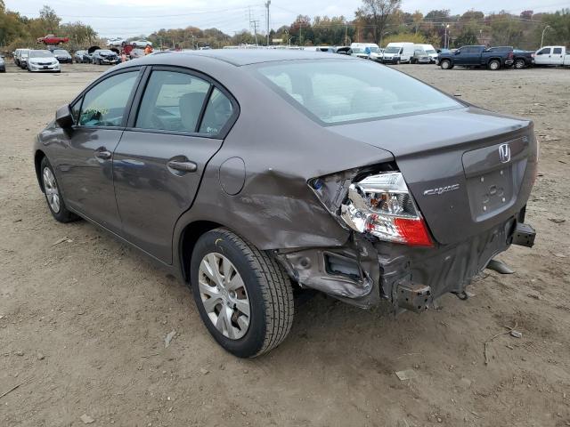 Photo 3 from auction – 2012 HONDA CIVIC LX with VIN 19XFB2F58CE364973