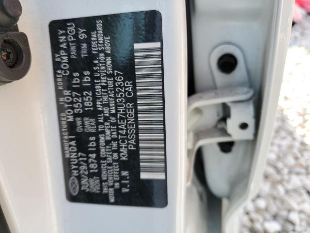 Photo 10 from auction – 2017 HYUNDAI ACCENT SE with VIN KMHCT4AE7HU352367