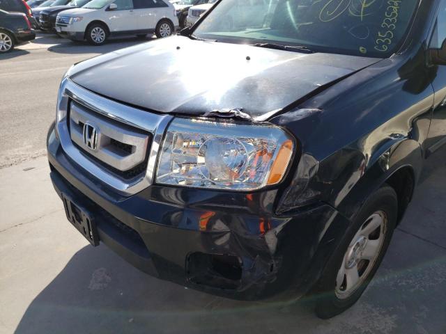 Photo 9 from auction – 2011 HONDA PILOT LX with VIN 5FNYF4H29BB006589
