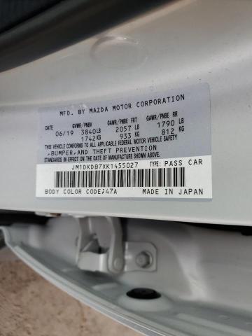 Photo 10 from auction – 2019 MAZDA CX-3 SPORT with VIN JM1DKDB7XK1455027