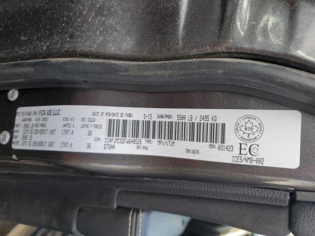 Photo 10 from auction – 2015 JEEP CHEROKEE L with VIN 1C4PJMCS2FW648526