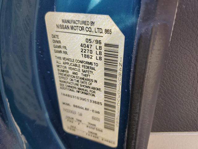 Photo 10 from auction – 1997 NISSAN ALTIMA XE with VIN 1N4BU31D3VC133685