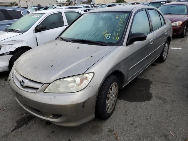 Photo 2 from auction – 2004 HONDA CIVIC with VIN 1HGES16574L016078