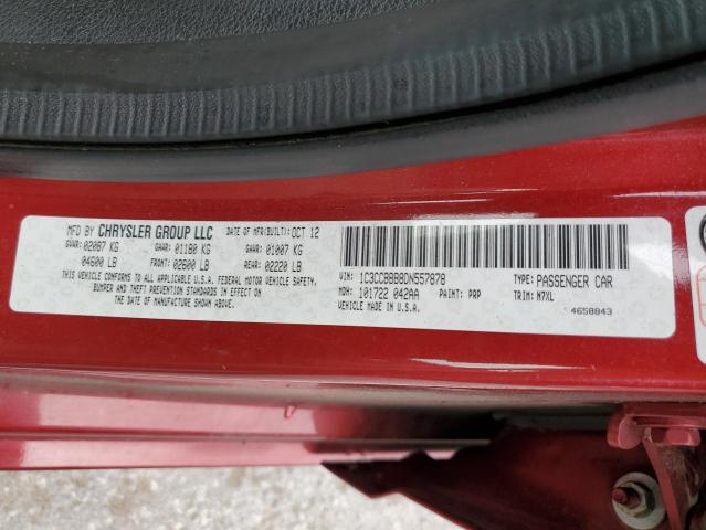 Photo 10 from auction – 2013 CHRYSLER 200 TOURIN with VIN 1C3CCBBB8DN557878