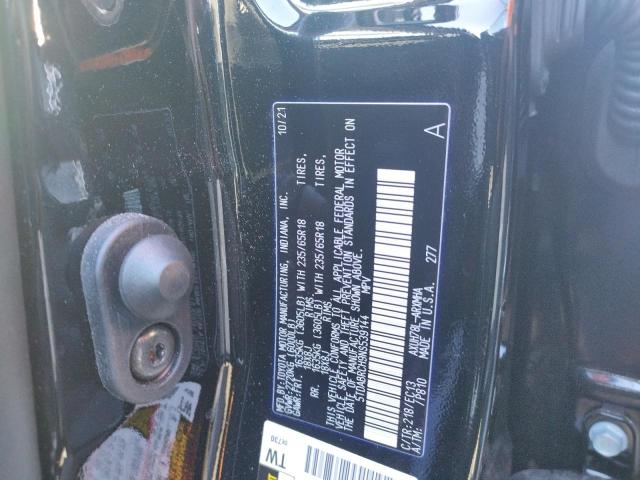 Photo 10 from auction – 2022 TOYOTA HIGHLANDER with VIN 5TDABRCH9NS539144