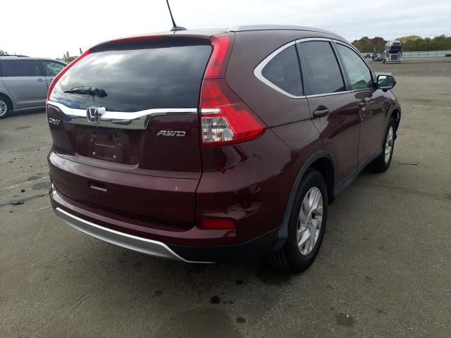 Photo 4 from auction – 2016 HONDA CR-V EXL with VIN 2HKRM4H76GH620210