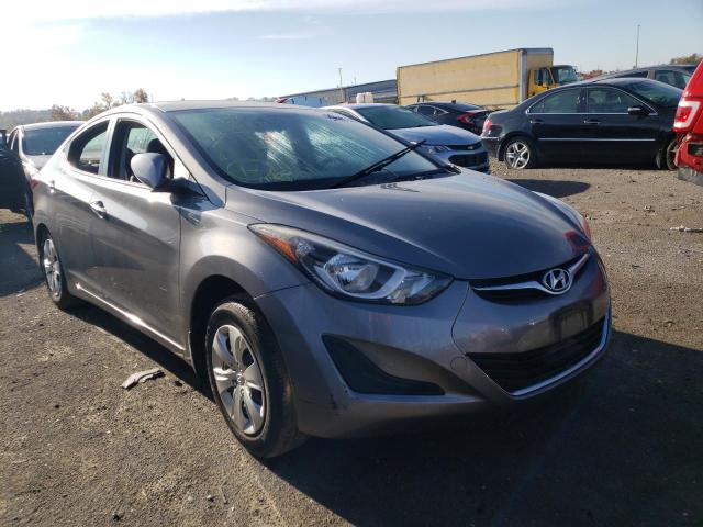 HYUNDAI ELANTRA SE 2016 with VIN KMHDH4AE4GU646989 - Photo from auction