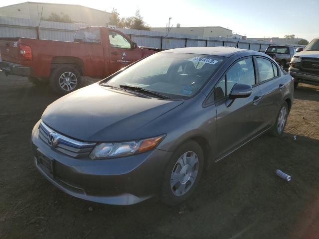 Photo 2 from auction – 2012 HONDA CIVIC HYBR with VIN JHMFB4F23CS003762