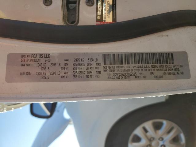 Photo 10 from auction – 2019 DODGE JOURNEY SE with VIN 3C4PDCAB9KT862515