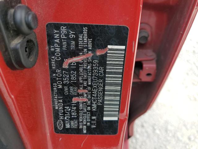 Photo 10 from auction – 2014 HYUNDAI ACCENT GLS with VIN KMHCT4AEXEU739359