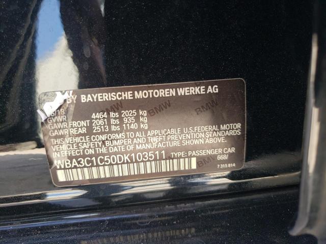 Photo 10 from auction – 2013 BMW 328 I SULE with VIN WBA3C1C50DK103511