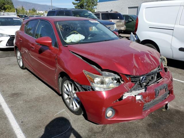 LEXUS CT 200 2012 with VIN JTHKD5BHXC2090021 - Photo from auction
