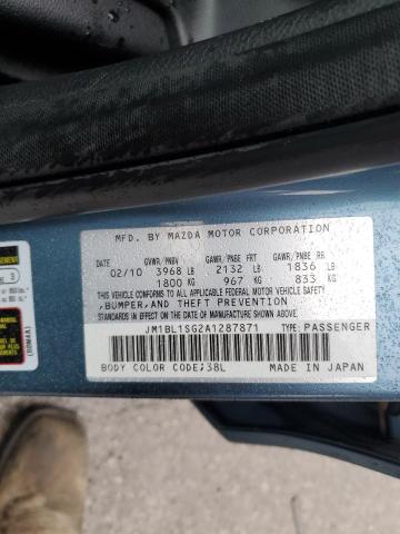 Photo 10 from auction – 2010 MAZDA 3 I with VIN JM1BL1SG2A1287871