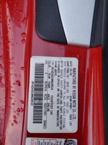 Photo 10 from auction – 2009 NISSAN 370Z with VIN JN1AZ44E49M408520