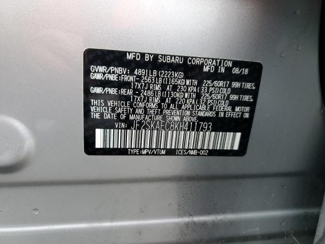 Foto 10 de la subasta – 2019 SUBARU FORESTER P con VIN JF2SKAEC8KH411793
