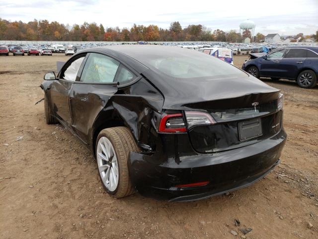 Photo 3 from auction – 2022 TESLA MODEL 3 with VIN 5YJ3E1EB0NF186002
