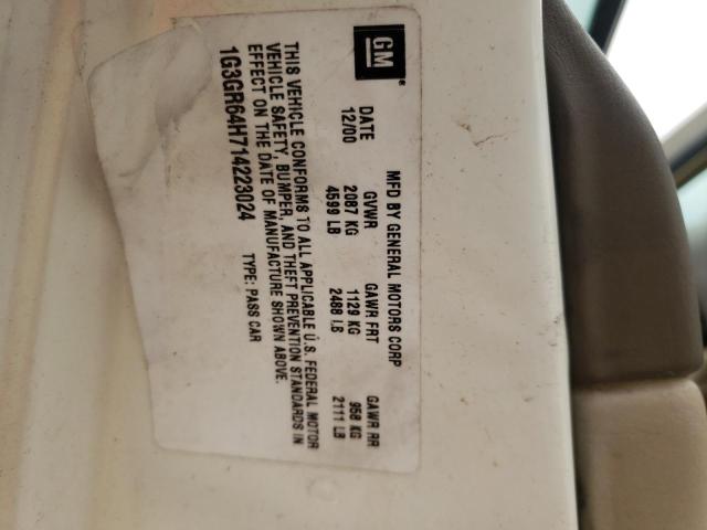 Photo 10 from auction – 2001 OLDSMOBILE AURORA with VIN 1G3GR64H714223024
