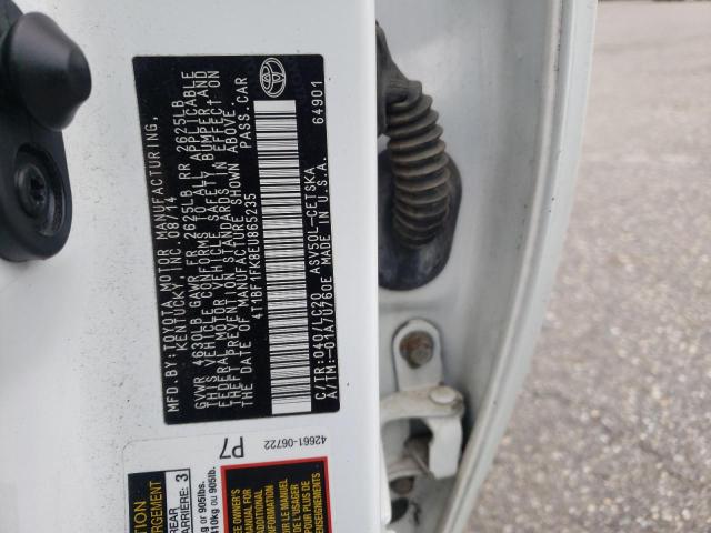 Photo 10 from auction – 2014 TOYOTA CAMRY L with VIN 4T1BF1FK8EU865235
