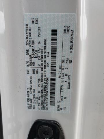 Photo 10 from auction – 2022 FORD F150 SUPER with VIN 1FTEX1CBXNFB65501