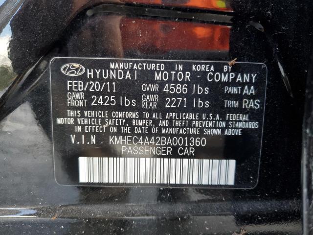 Photo 10 from auction – 2011 HYUNDAI SONATA HYB with VIN KMHEC4A42BA001360