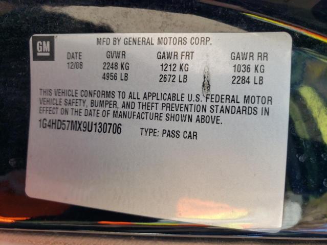 Photo 10 from auction – 2009 BUICK LUCERNE CX with VIN 1G4HD57MX9U130706