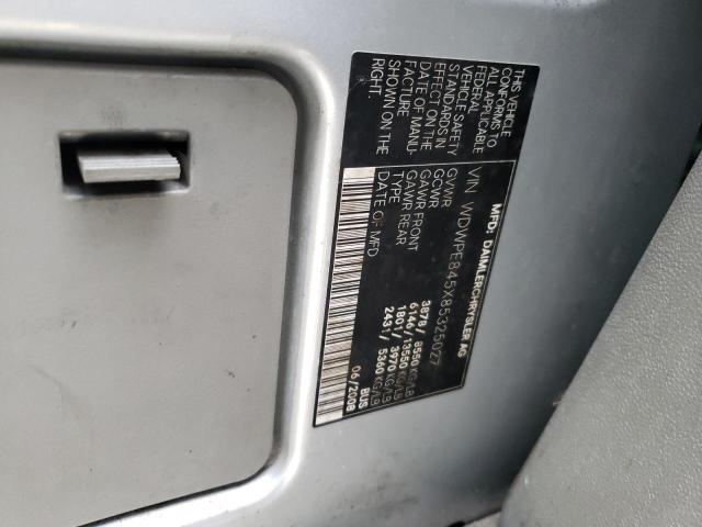 Photo 10 from auction – 2008 DODGE SPRINTER 2 with VIN WDWPE845X85325027