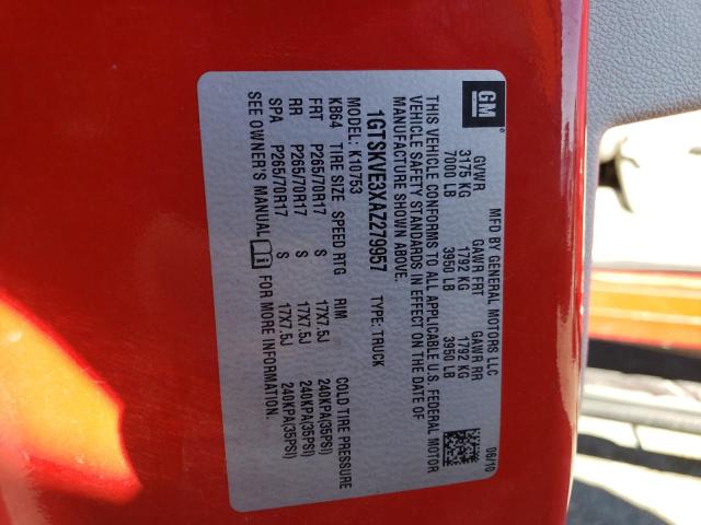 Photo 10 from auction – 2010 GMC SIERRA K15 with VIN 1GTSKVE3XAZ279957