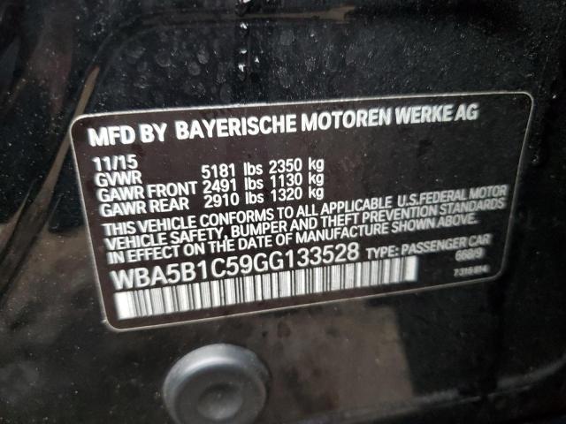 Photo 10 from auction – 2016 BMW 535 I with VIN WBA5B1C59GG133528