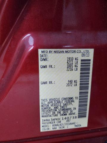Photo 10 from auction – 2014 NISSAN ALTIMA 2.5 with VIN 1N4AL3APXEC140738